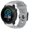 GIOPUEY Cinturini Compatibile con COROS Pace PRO, Morbido TPU Cinturino [Design a Colori di Giunzione] - Grey