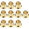 VGOL 10 tappi di schermatura del rumore RCA placcati in oro RCA antipolvere copertura protettiva RCA tappo terminale spina RCA per bloccare interferenze RF RFI EMI e rumore