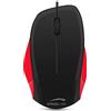 Speedlink LEDGY Mouse wired (3 tasti, USB, Forma ergonomica, sensore ottico) rosso