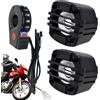 Generico Altoparlanti per moto,stereo per moto - Altoparlanti portatili per montaggio su manubrio Suono - Stereo per moto, amplificatore radio resistente alle intemperie, di amplificazione audio per esterni