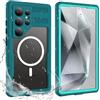 WindRen Custodia Impermeabile Samsung Galaxy S24 Ultra,IP68 Certificato Waterproof Cover Antiurto Antineve Antipolvere AntiGraffio Subacquea Caso Full Protezione Custodia per Galaxy S24 Ultra