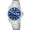 Festina Swiss Made Orologio Uomo in Acciaio Inox. 316l Argentato | Movimento al Quarzo, Calendario, Vetro Zaffiro Resistente, Impermeabile 10 ATM F20073/3 Classic Steel