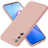 EASSGU Custodia per Samsung Galaxy Note20 (6.7 Inches), Cover Morbida in Silicone TPU - Polvere di sabbia