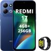 XIAOMI REDMI 17,Smartphone 4G+256GB,Helio G91-Ultra processore,display da 6,9 120Hz,Batteria da 7500mAh,Doppia fotocamera posteriore 50MP,Blu,incluso Smart Watch