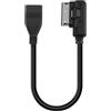 NUDVMUCH Cavo di interfaccia audio USB - Adattatore di interfaccia musicale per A1 A2 A3 A4 A5 A6 S6 A8 S8 R8 Q3 Q5 Q7 A6L A4L A8L S5 TT - 30 cm cavo audio con adattatore MP3 e funzione adattatore