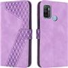 OKZone Cover per OPPO A53 2020 4G/A32 2020 4G/A53S 4G/A33 2020 4G, Custodia a Libro in Pelle Protettiva Folio Portafoglio con Chiusura Magnetica e Slot per Carte Wallet Case Flip Cover (Porpora)