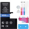Elephantstory Batteria per iPhone XS, 6500mAh e Kit di Riparazione