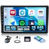 CAMECHO 8-CORE 2G+64G CAMECHO Android 15 Carplay Autoradio per Fiat Panda 2003-2012 con DSP Carplay Navi, 9 Pollici Stereo con Schermo con Bluetooth 5.0 Android Auto RDS 32EQ Mirror Link+Telecamera Posteriore