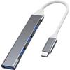 Ynnhik Adattatore multiport USB, MultiPort USB Hub,5Gbps multipli esansore porta | Adattatore USB Expander multiuso per desktop