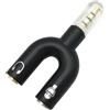 Generisch Sdoppiatore audio jack da 3,5 mm per cuffie Hi-Fi Sound