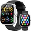 Matast 2026 Smartwatch Uomo Donna, 100+ Sportive Fitness Tracker con Sonno Contapassi Cardiofrequenzimetro, 1.91 Smartwatch con Effettua/Risposta Chiamate, Impermeabil IP68 Smart Watch per Android/iOS