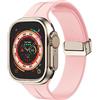 MUENShop Compatibile per Apple Watch Cinturino 49mm 45mm 44mm 42mm 38mm 40mm 41mm Cinturini Silicone Magnetico per iWatch Series SE 8 7 6 5 4 3 Ultra