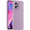 HULLIN Custodia per Telefono in Silicone Colorato, Adatta per Redmi Note 12 (4G) (6.67) - Erba Viola