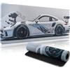 Yimomoyi Mousepad, Mauspad XXL, 800 x 300mm Gaming Mauspad, Tappetino Scrivania con Base in Gomma Antiscivolo, Mouse Mat con Bordi Cuciti per Computer, PC, Laptop, Ocean Racer