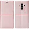 OKZone Cover per Huawei Mate 10 Pro, Custodia Flip Pelle Portafoglio Magnetica Libro con Slot Schede, Slim Silicone TPU Bumper Wallet Supporto Case, Antiurto Cover Per Huawei Mate 10 Pro (Rosa)
