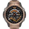 GiDaCom Smartwatch GPS con Mappe Offline, Bussola, Altimetro, Meteo - Orologio con Display AMOLED 1.43, Impermeabile 50M, Monitoraggio Cuore/Ossigeno/Pressione, Cinturino in Gel di Silice (Bronzo)