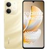 realme Note 70T Smartphone 4+128 GB, Batteria da 6000 mAh, Ricarica rapida da 15 W con supporto alla ricarica inversa da 6 W, RAM dinamica da 24 GB, display da 90 Hz con protezione per gli occhi, oro