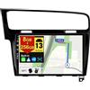 BXLIYER - [8G+256G, 8-Core] - Android 12 IPS Autoradio Per Golf 7 (2013-2018) - Senza fili Carplay + Android Auto - LED Camera & MIC - DSP DAB Volante 360-CAM Fast-Boot WIFI - 10.1 Pollice 2 Din -Nero