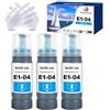 Nextpage 104 Inchiostro Multipack 104 Flacone d'inchiostro Ciano Compatibile con Epson EcoTank ET2720 Et2820 ET-2710 ET‑2711 ET-2712 ET-2714 ET-2715 ET-2720 ET-2726 ET-2810 ET-281 2 (3 ciano)