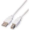 VALUE - Cavo USB 2.0 tipo A-B, 1,8 m, per collegare dispositivi USB 2.0 come stampanti, scanner o dischi rigidi esterni