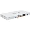Wavlink a 28 porte Switch Gigabit Ethernet, da tavolo/montaggio su rack, 24 PoE, 2 SFP, 2 porte uplink Gigabit, 250 W totali di PoE+, supporto 802.3af/at, switch non gestito