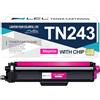 LCL Cartucce di Toner Compatibile TN243 TN-243 TN243M TN-243M (1 Magenta) | Sostituzione per Brother HL-L3210CW HL-L3230CDW HL-L3270CDW MFC-L3710CDW MFC-L3750CDW MFC-L3770CDW MFC-L3730CDW DCP-L3510CDW