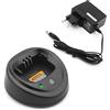 NEWASHAN EU Base Station Desktop Caricabatterie 12 V Adattatore CA per Motorola Radio DP1400 DEP450 EP450 GP3188 GP3688 CP040 CP140 CP150 CP180 CP200 PR400 MotoTrbo R2 NTN496 NTN48555 1 PMLN; 5192