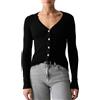 GUESS APPAREL CARDIGAN DONNA - GUESS APPAREL NERO - W6YR11 Z0950