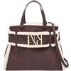 ARMANI EXCHANGE BORSA A SPALLA DONNA - ARMANI EXCHANGE BIANCO-MARRONE - XW000285 AF26995