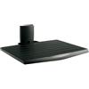 Meliconi 480515 BA1 AV SHELF Ripiano per Apparecchi Audio Video fino a 12 Kg Abbinabile a Supporti SlimStyle colore Nero