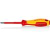 KNIPEX Giravite per elettricisti per viti con impronta a croce, 98 24 01 | Phillips impugnatura isolante, in materiale bicomponente, collaudato