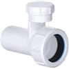PlumbEZ Adattatore anti vuoto da 1¼ ″ per trappole per rifiuti - Raccordo valvola anti-vuoto da 32 mm per prevenire la pressione negativa, mantenere la tenuta dell'acqua, fermare gorgoglii e odori