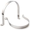 YYIGVMO 2 Pezzi Ø 160mm U-Fascette Stringitubo, Cinghia Rigida per Tubi in Acciaio Inox 304, Clip per Condotto con 2 Fori, per Tubi e Cavi