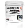 Magnetize-It! Vernice magnetica per pareti/lavagna (a base d'acqua) - Colore deco, adesione extra e sostenibile, vernice per interni multiuso 0,5 L (nero satinato)