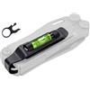 Galvanox Clip da tasca per Leatherman con livello integrato e anello per cordino a sgancio rapido, adatto per modelli di multiutensile Charge/Wave/Surge e altro ancora, resistente acciaio al carbonio