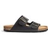 Yokono Sandali Piatti Macam-150, Colore Nero | Scarpe da uomo prodotte in Spagna, realizzate in pelle bovina, modello Sprinter, tacco 2 cm, fibbia, primavera-estate
