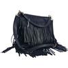 GFM Tracolla in ecopelle morbide frange (Stile 3-F1618-KL-00)