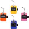 ibasenice Contatore Manuale per Conteggio Persone Colorato e Aspetto Adorabile 4 Pezzi Leggero in Plastica Design Mini Facile da Usare in Sport e Ufficio