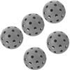 NUOBESTY 5 Pezzi Pallina da Allenamento Pickleball, Pallina Pratica Cava 74mm, PE, 40 Fori, Alta Elasticità, per Squadre e Principianti, Outdoor e Sessioni di Gruppo