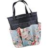 DEEPCRAFF Borsa da Doccia Facile da Trasportare e Riporre in Rete, Cestino da Bagno Pieghevole in Tela Blu, Capiente e Traspirante per Doccia e Fitness