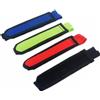 HOMOBABE 2 Paia Pedali Bici con Puntapiedi, Cinghie Rosse in Nylon Regolabili | Antiscivolo, Fissaggio per Bici da Corsa e Fixed Gear, Set per Pedali e Piedi