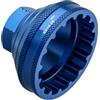 DAWTHTW Strumento per movimento centrale 40.5-16 Chiave a bussola con tacca da 16 in lega alluminio per Hollowtech II, Dente antiscivolo Centerlock Bloccaggio del rotore Ghiera Installa Strumento