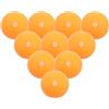 Toddmomy Palline da Ping Pong per Stabilità Migliorata 50 Pezzi per Allenamento con Fori e Tappo in Silicone Arancione, Palline da Training in Pp con Design Sospeso