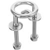 JUMPLAWN Gancio Traino per Sci D'Acqua 62mm in Acciaio Inox Argento