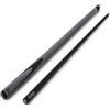 BCE Accura - Stecca da Biliardo/Snooker con Custodia Morbida, 2 Pezzi, Colore: Grigio Carbonio