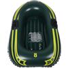 FUNOMOCYA Kayak Gonfiabile in Pvc con Corrimano di Sicurezza, Leggero e Resistente, per Giochi D'acqua Estivi e Divertenti Gite in Famiglia