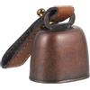OUNONA Campanello Anti-orso in Ferro, Campana Sonora per Escursioni | Segnale di Avviso, Suono Nitido e Brillante, Uso Esterno per Trekking, Bici e Arrampicata