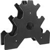 Didiseaon Rack Porta Manubri in Plastico Nero, Struttura a Tre Livelli