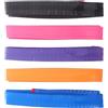 DOITOOL Nastro Grip Assorbente del Sudore 5 Pezzi per Racchetta da Badminton e Tennis, Impugnatura Antiscivolo in PU/Eva Morbido, per Manico Racchetta da Badminton e Tennis