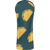 CHIFIGNO Coprimazza per mazze da golf, in pelle PU con etichette numerate, per driver ibridi in legno, unisex, colore: verde